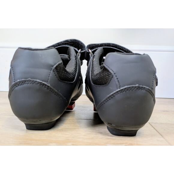 Kescoo Cycling Shoes Unisex Size 5.5, 7.5 Black Mesh Delta Cleats Installed - Picture 5 of 12